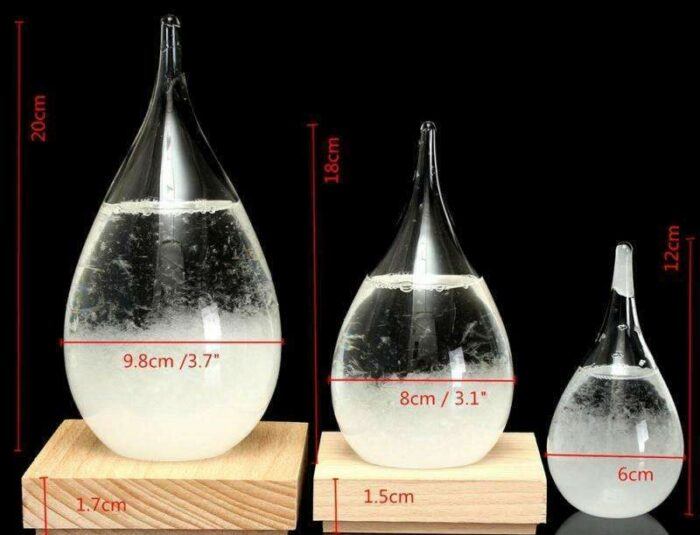 Galileo Thermometer and Storm Glass Weather Station